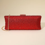 Rhinestone Embellished Evening Clutch Bag