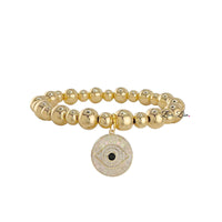 Lena Evil Eye Beaded Bracelet