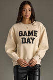 Beige Game Day Sweatshirt