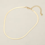 Sleek Herringbone Chain