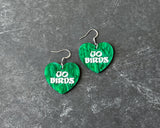 Mini Go Birds Heart Earring