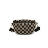 Checkered Belt Bag
