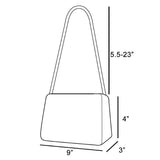 Gold Rhinestone Circle Handle Bag