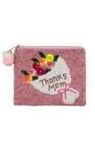 Bouquet Beaded Pouch