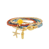 Guilia Mediterranean Summer Ankle Bracelet Collection
