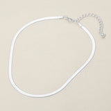 Sleek Herringbone Chain