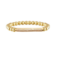Lexi Pave Beaded Bar Bracelet