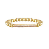 Lexi Pave Beaded Bar Bracelet