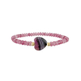 Worry Stone Harper Heart Bracelet