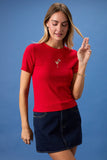 American Cocktail Embroidered Tee