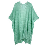Open Knit Kimono Cardigan Cover Up