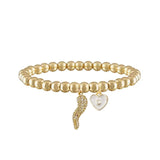 Brandi Heart Horn Evil Eye Bracelet