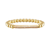 Lexi Pave Beaded Bar Bracelet