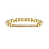 Lexi Pave Beaded Bar Bracelet