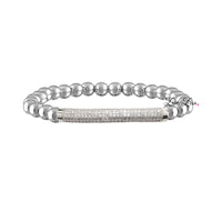 Lexi Pave Beaded Bar Bracelet