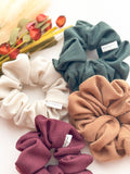 Caramel Waffle Knit Scrunchie
