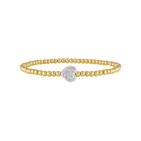 Isla Pearl Heart Anklet