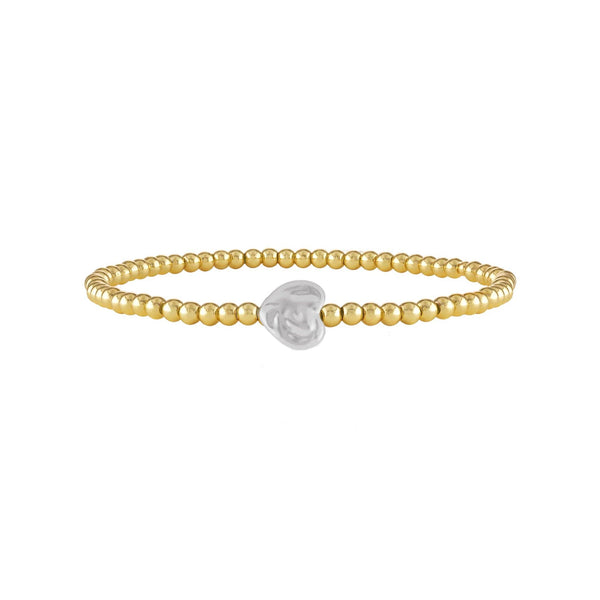 Isla Pearl Heart Anklet
