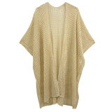 Open Knit Kimono Cardigan Cover Up