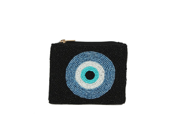 Blue/Black Evil Eye Coin Purse