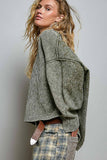 Vintage Thermal Waffle Knit Top