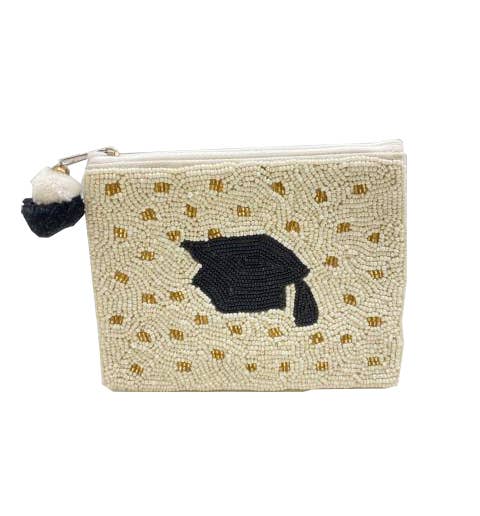 Graduation Beaded Coin Purse