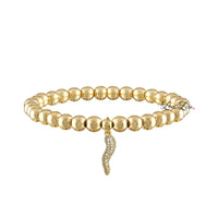Brandi Rhinestone Italian Pave Horn Bracelet