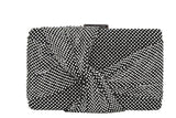 Rhinestone Twist Clutch Bag