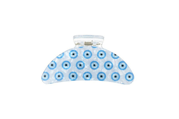 Evil Eye Pattern Claw Clip