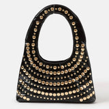 Gold Rivet Shoulder Bag