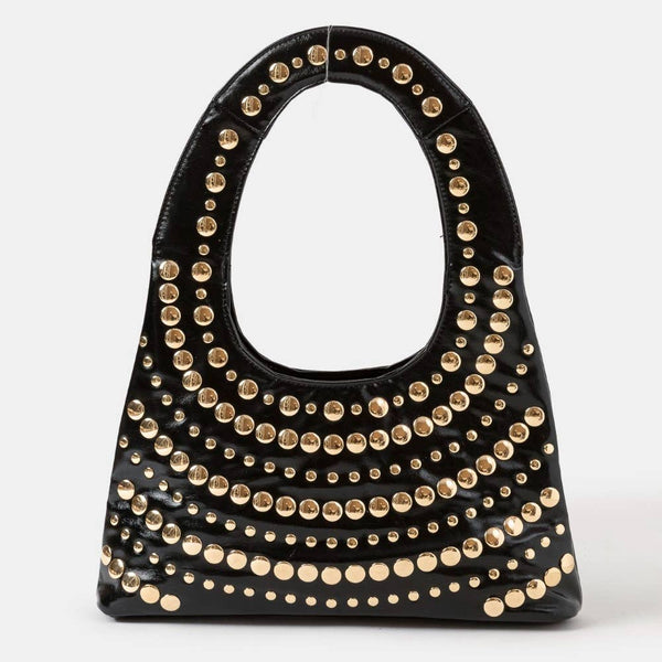 Gold Rivet Shoulder Bag