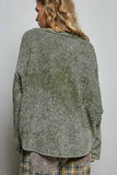 Vintage Thermal Waffle Knit Top