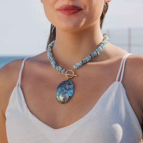 Abalone Seashell Necklace