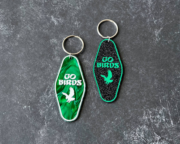 Go Birds Acrylic Keychain