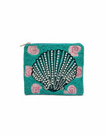 Sea Shell Beaded Coin Purse
