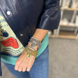 Lexi Pave Beaded Bar Bracelet