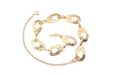 Hammered Gold Chainlink Belt