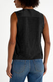 Sleeveless V Neck Top