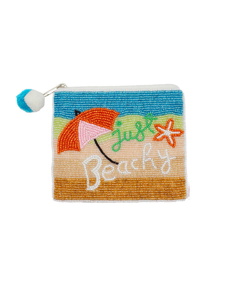Just Beachy Beaded Coin Pouch