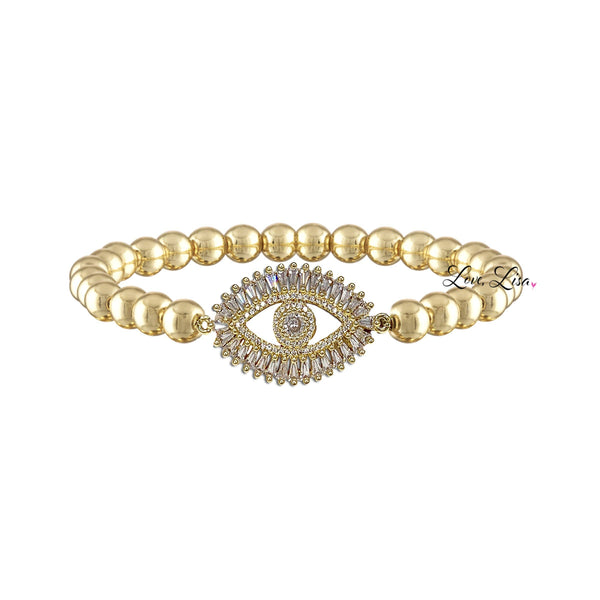 Monica Evil Eye Beaded Bracelet