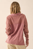 Collared Scoop Neck Knit Top