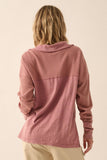 Collared Scoop Neck Knit Top
