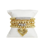 Lexi Pave Beaded Bar Bracelet