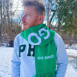 Philadelphia Eagles "Go Birds" Scarf with Fringe