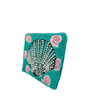 Sea Shell Beaded Coin Purse