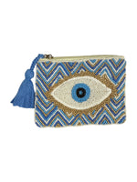 Blue Evil Eye Coin Purse