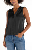 Sleeveless V Neck Top