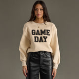 Beige Game Day Sweatshirt