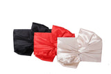 Metallic Bow Clutch