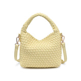 Jessamine Woven Vegan Leather Crossbody